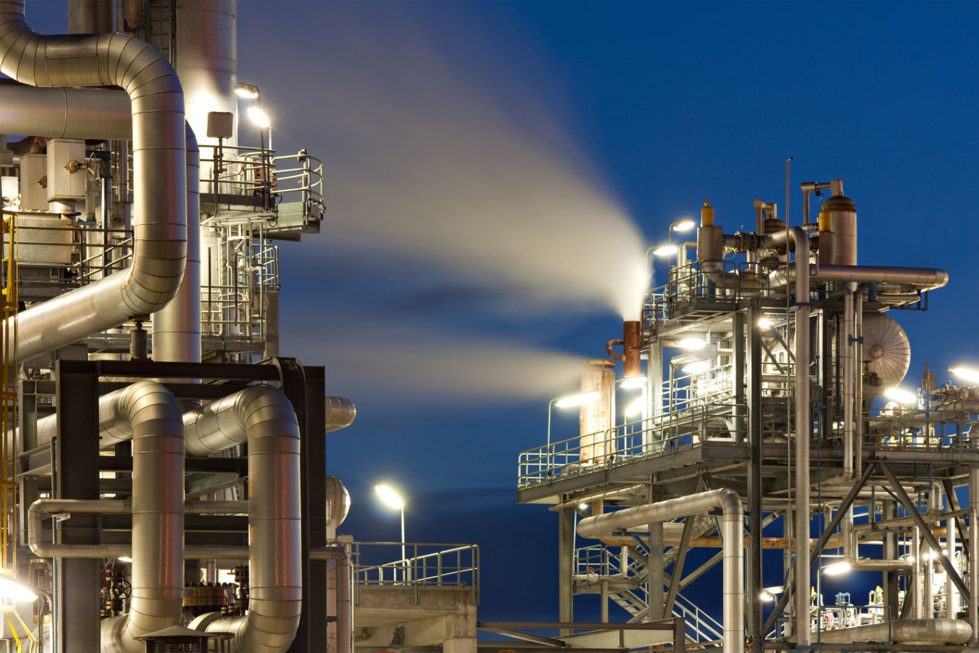 vue sur usine industrielle